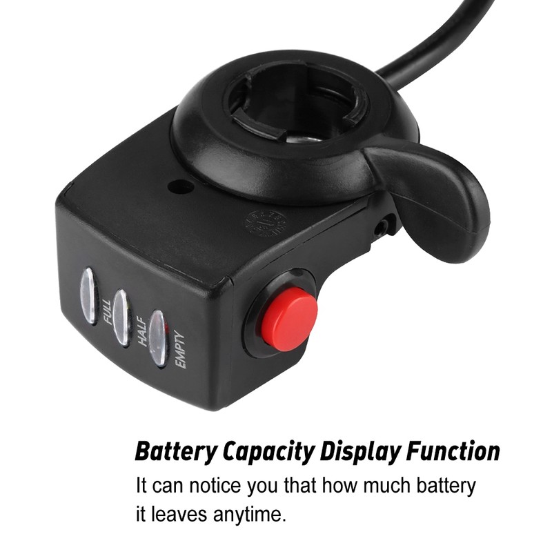 24V Speed Control Twist Thumb Throttle Assembly for E bike