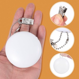 Lurrose Purse Round LED Light Sensor Activated Handbag Lamp Automatic Motion- Activated Purse Light for Women, White