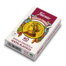 Fournier Spanish Deck No. 2100, 100% Plastic, 40 Cards (1044655)