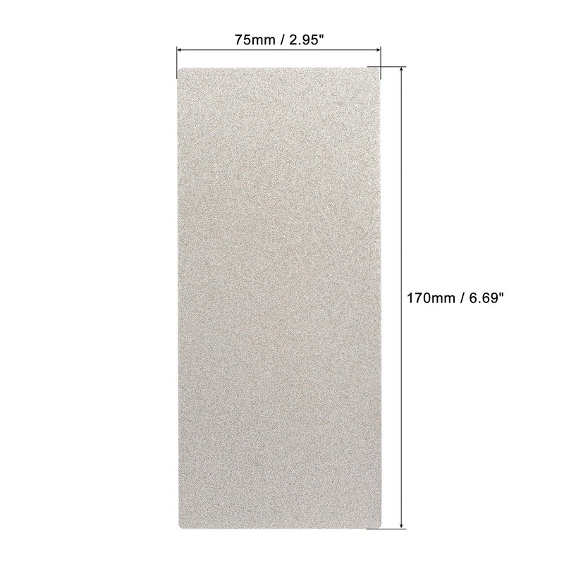 sourcing map Diamond Whetstone Sharpening Stone, 170mm x 75mm 120