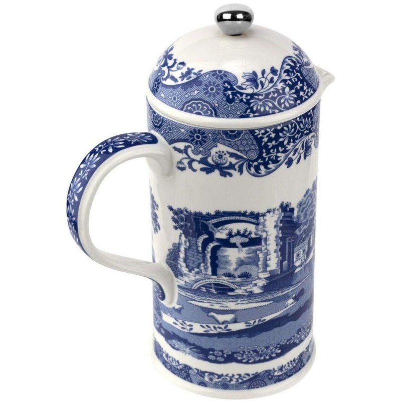 Spode BLI00870-XF Blue Italian Cafetiere 28 Oz, Ceramic