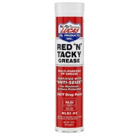 Lucas Oil 10005 Red N Tacky Multi-Purpose Grease 14 oz. Cartridges