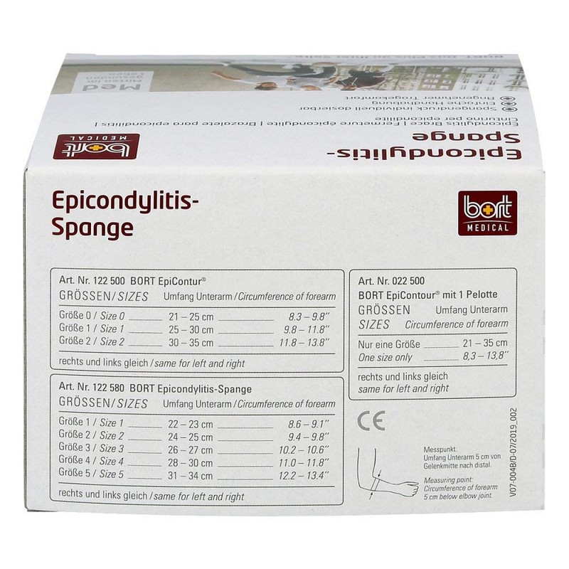 bort 122580 Größe 5 Stabilo Epicondylitis-Spange mit ulnarer Entlastung, rechts