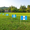 Newperlite Guatemala Stick Flag Guatemalan Small Mini Hand Held Flags