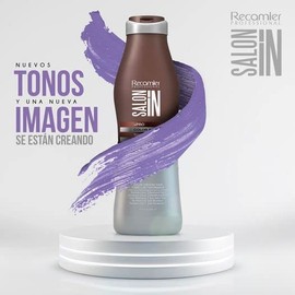 Salon In by Recamier | Pro Color Intensifier Hair Platinum Set - Champú y tratamiento | 33.8 fl oz / 33.8 fl oz | Para cabello teñido