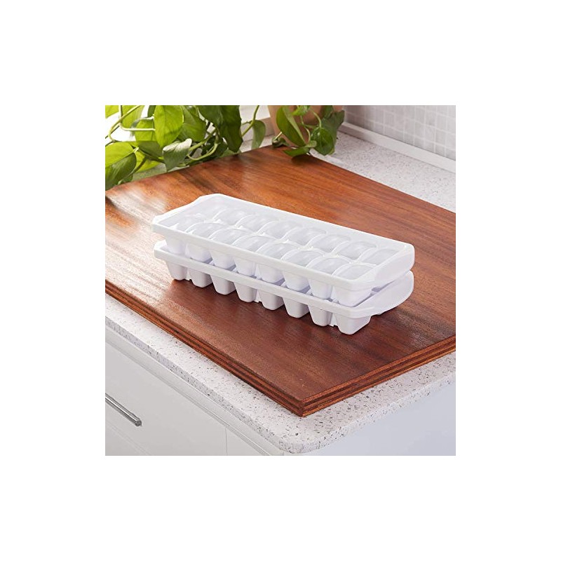 Sterilite 72408012, Stacking Ice Cube Tray, White - 1 Pack