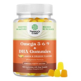 Natures Craft Gomitas Omega-3 Para Adultos Dha 6-9
