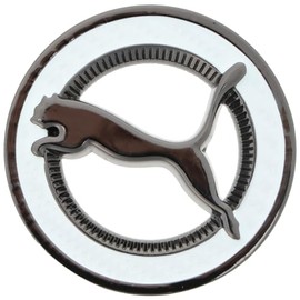 PUMA Golf Marker Golf Coin Marker 867911, black nickel/white glow, Free size