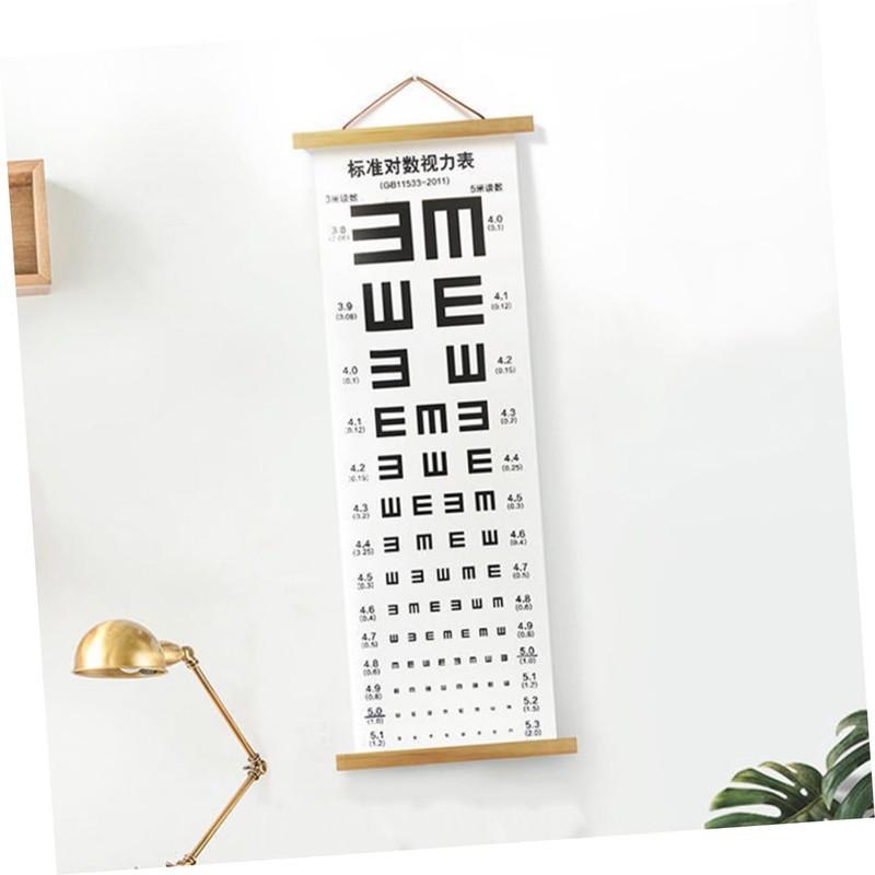 Alipis Visual Testing Chart Eye Chart for Family Vision Exams