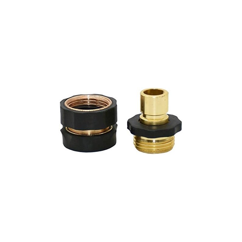 Conector rápido 3/4 de latón para manguera de jardín –