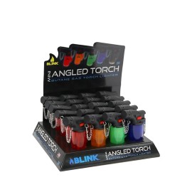 BLINK MINI ANGLED TORCH -BUTANDE GAS TORCH LIGHTER- 20CT DISPLAY