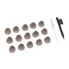 Hearing Amplifier Plugs Double Layers Silicone Ear Plug Tips Dome