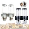 PanDair Cereal Dispenser Wall Mounted,Food Dispensers 2 Pcs Wall Mount