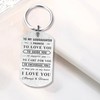 Godson Birthday Keychain Gifts from Godmother Godfather, Funny Engraved Key
