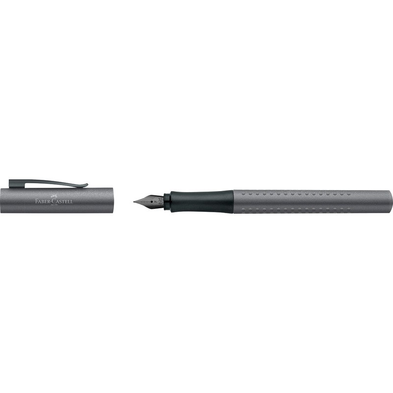 Faber-Castell Grip Edition F Fountain Pen - Anthracite, 140947