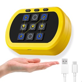 Fits Tic Tac Toe Games for Kids: 5-in-1 Handheld Puzzle Game Console - Portable Board Game Toy for Kids Age 6-12 and Adults Travel Car Ride - Birthday for Girls Boys