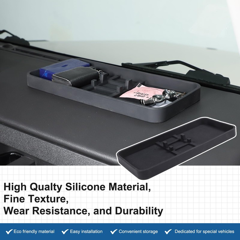 Tumukiw Center Console Dash Storage Tray Compatible with Ineos Grenadier