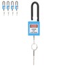 5Set 38mm Lockout Tagout Lock Nylon Durable Dustproof Insulated Safety