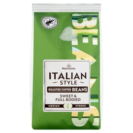 Morrisons Italian Style Roasted Coffee Beans, 227g