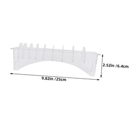 Vaguelly 2pcs Hair Tool Storage Organizer Box for Clipper Guards and Accessories Durable Barber Storage Case for Efficient Tool Management and Workspace Cleanliness