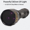 BellaaMm 365 nm UV Light Blacklight Flashlights Powerful 365nm UV