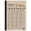 Logical Diary 2025 Monthly Notebook Type A/B5/Camping NS-B502-25AS1