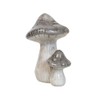 HEITMANN DECO - Ceramic Mushrooms, Grey, Approx. 16 cm