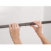 Moen TR1000OWB 44-72-Inch Adjustable Tension Mounted Straight Shower Curtain Rod,