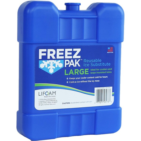 Lifoam Freez Pak 4942 Large Reusable Ice Pack 42 Ounce, Pack of 2