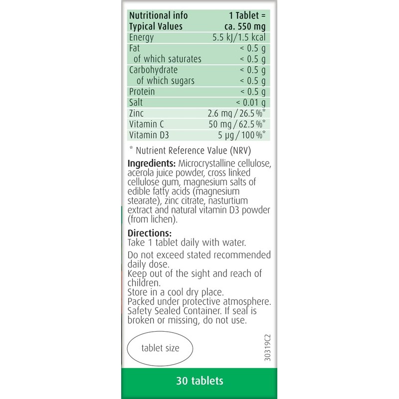 A.Vogel Immune Support | Vegan Multivitamin | Vitamin C, Vitamin