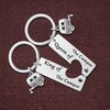 Nfyxcaz 2 Pcs Matching Camper Keychain Rv Gifts For Couple