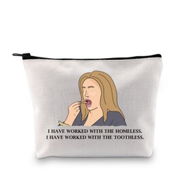 RHOBH Inspired Gift Real Housewives Zipper Pouch Makeup Bag for TV Series Lovers (Toothless Bag EU)