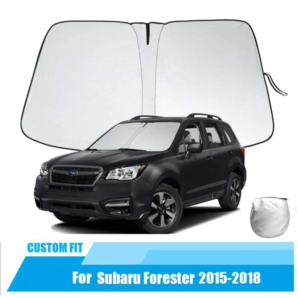 Unbranded Custom Fit Subaru Forester 15-18 Car Windshield Sun Shade