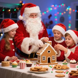 SOMOYA Santa Claus Costume for Men Christmas Santa Suit Deluxe Santa Outfit Plush Velvet Big Tall Plus Size 9 Pcs (X-Large Burgundy)