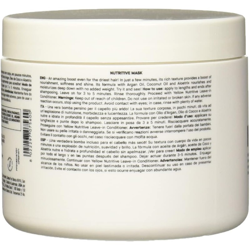 Yellow Nutritive mask