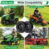 2Pcs 11x4.00-5 Lawn Mower Tires Flat Free, Upgraded 11x4-5 Zero