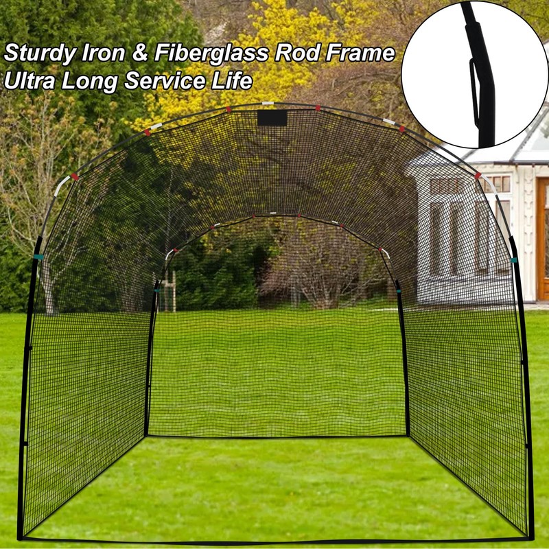 PGL Baseball Batting Cage,Heavy Duty Baseball Training Cage,Portable Batting Cage,