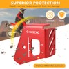 NICECNC Red Rear Brake Reservoir Guard Compatible with Honda XR650L