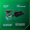 Metabo HPT 5-Inch Random Orbit Finishing Sander, Variable Speed, Palm-Style