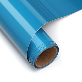 AYSOW Vinyl Plotter Film Textile, 30.5 cm x 183 cm Flex Film Plotter, Textile Transfer for Cricut, Used in Transfer Film Clothing and Other Fabrics (Blue)