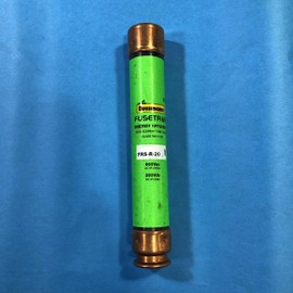 Bussmann FRS-R-20 (FRSR-20, BP/FRS-R-20) 20 Amp (20A) 600V Fusetron Dual Element Time-Delay Current Limiting Class RK5 Fuse, UL Listed