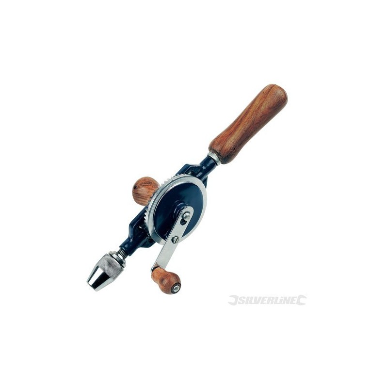 Silverline 675032 Double Pinion Hand Drill 290 mm,Brown,290mm