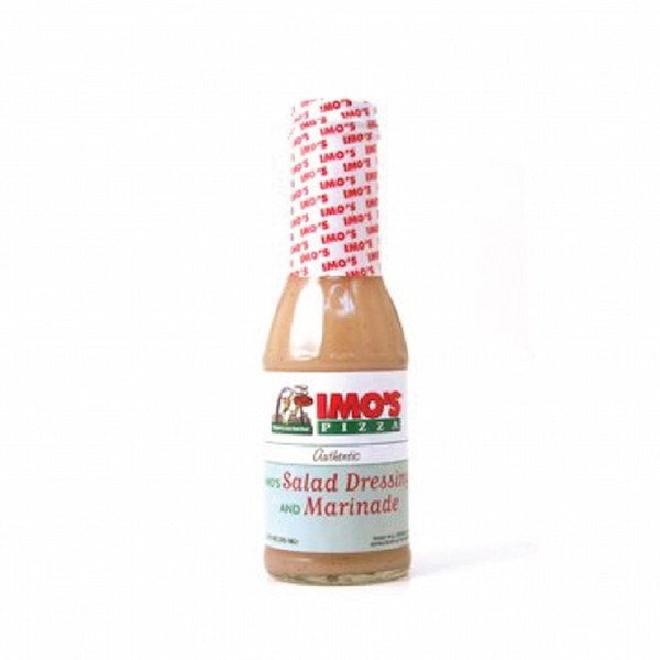 Imo's Sweet Italian Dressing and Marinade (12-Ounce Bottle), Authentic Imo's Pizza St. Louis Style Salad Dressing