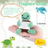 Audasi Pack of 2 Funny Positive Turtle Gifts, Emotional Support