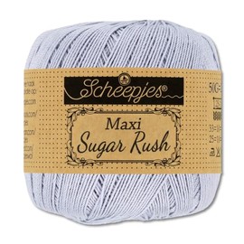 Frida's Wollhaus Scheepjes 50 g Maxi Sugar Rush Crochet Yarn Fillet Crochet Cotton 87 Colours (399 | Lilac Mist)