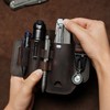 VIPERADE PJ35 Multitool Sheath for Belt, Leather EDC Pocket Organizer