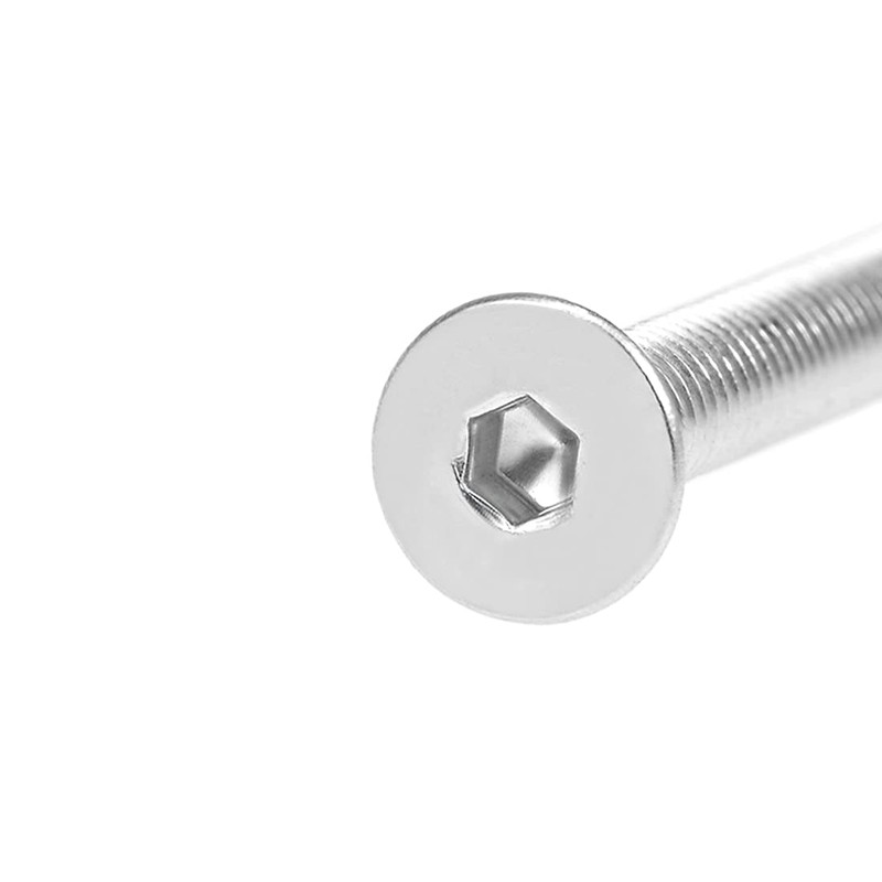 uxcell M4x40mm Flat Head Machine Screws Inner Hex Screw 304