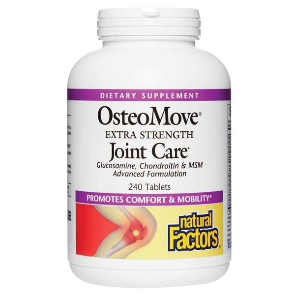 Natural Factors Natural Factors, OsteoMove Joint Care, Extra Strength Support