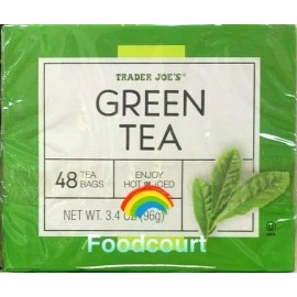 Trader Joe's 2 Packs Trader Joe's Green Tea Bagged Tea 48 Tea Bags 3.4 oz Each, Total 96 ct