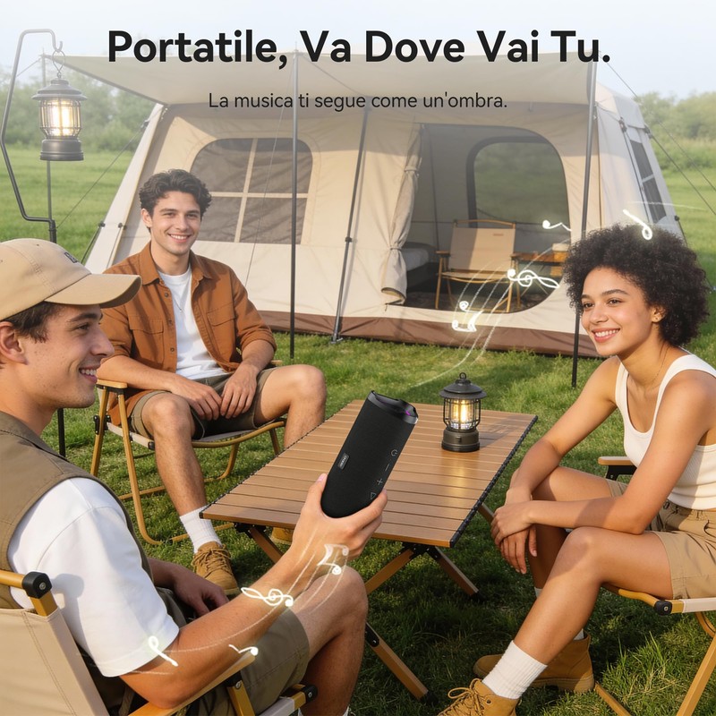 oraolo Cassa Bluetooth Altoparlante Portatile Wireless Speaker